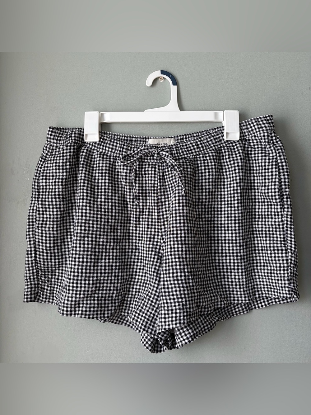 Abercrombie & Fitch Linen Blend Pull On Shorts